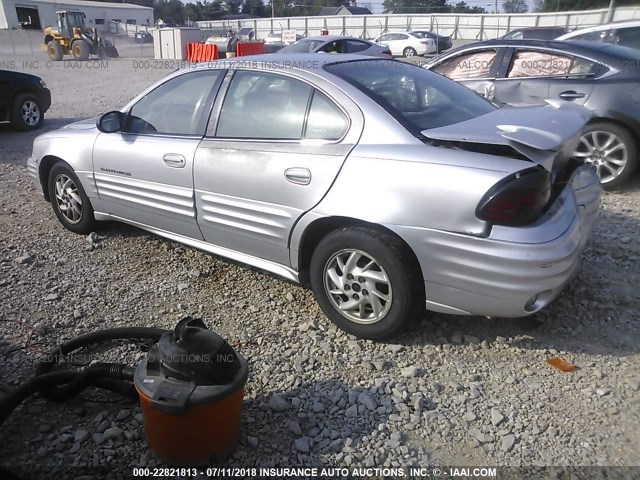 1G2NF52E12M623055 - 2002 PONTIAC GRAND AM SE1 SILVER photo 3