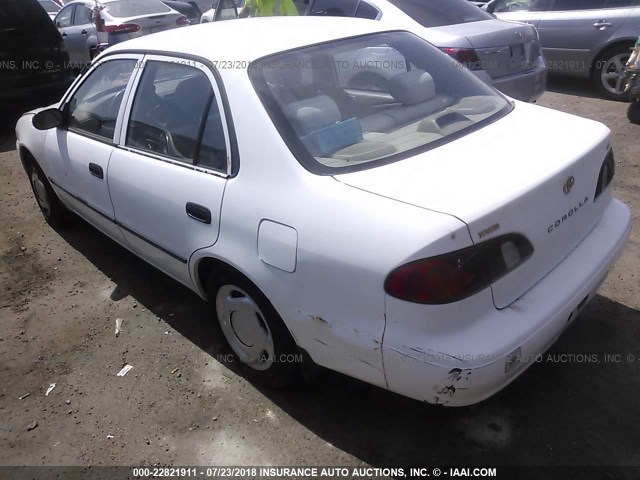 1NXBR12E3XZ285398 - 1999 TOYOTA COROLLA VE/CE/LE 白色 照片 3