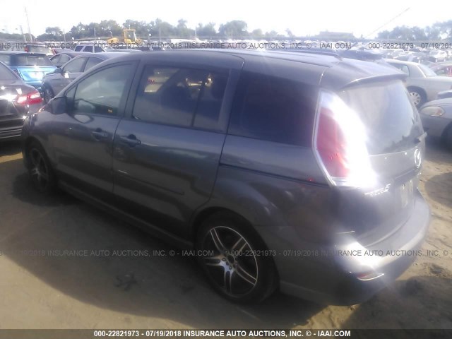 JM1CR2W39A0384863 - 2010 MAZDA 5 GRAY photo 3