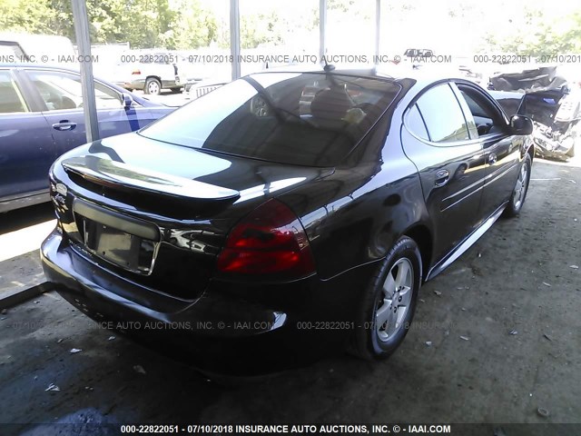 2G2WP552381194427 - 2008 PONTIAC GRAND PRIX BLACK photo 4