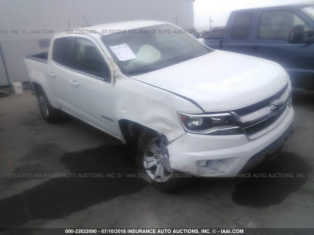 1GCGSCE30G1105932 - 2016 CHEVROLET COLORADO LT WHITE photo 1