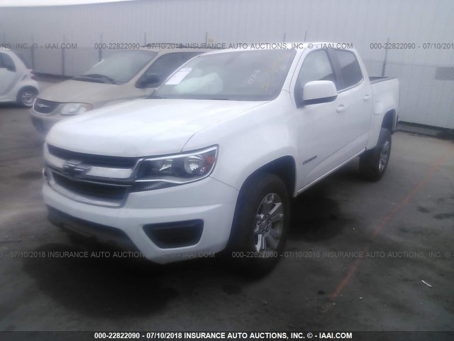 1GCGSCE30G1105932 - 2016 CHEVROLET COLORADO LT WHITE photo 2