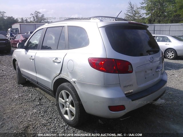 5NMSH13E67H024148 - 2007 HYUNDAI SANTA FE SE/LIMITED SILVER photo 3