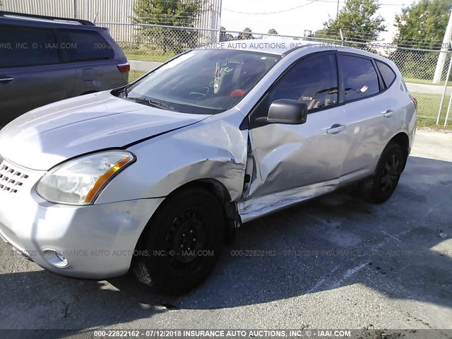 JN8AS58T68W024018 - 2008 NISSAN ROGUE S/SL GRAY photo 2