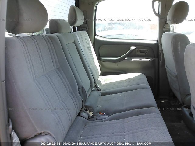 5TBET34146S544436 - 2006 TOYOTA TUNDRA DOUBLE CAB SR5 GRAY photo 8