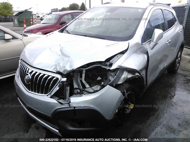 KL4CJBSB4DB135099 - 2013 BUICK ENCORE CONVENIENCE 银色 照片 2