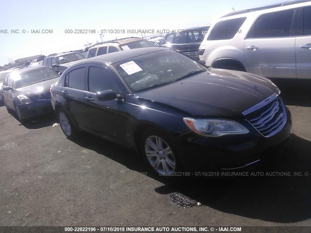 1C3CCBBB6DN629063 - 2013 CHRYSLER 200 TOURING BLUE photo 1