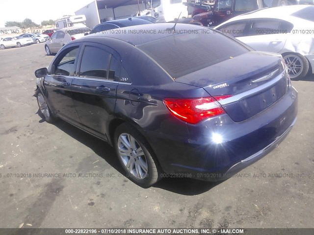 1C3CCBBB6DN629063 - 2013 CHRYSLER 200 TOURING BLUE photo 3