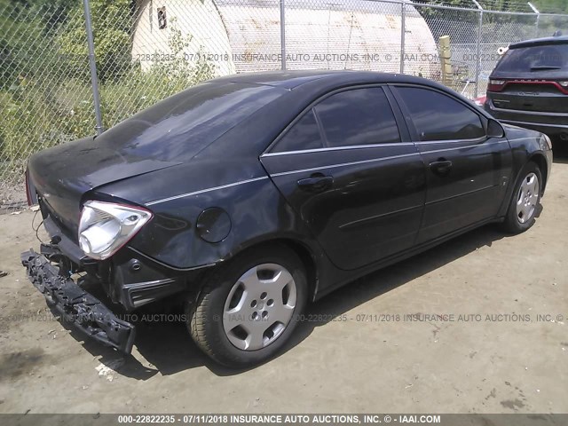 1G2ZG558564222716 - 2006 PONTIAC G6 SE1 BLACK photo 4