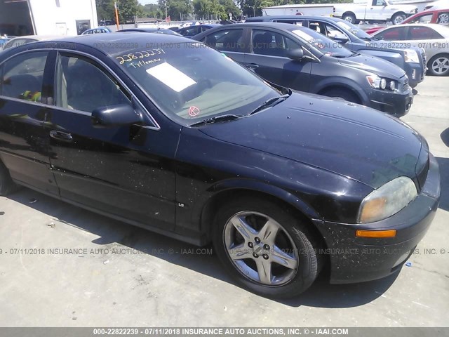 1LNHM87AX1Y655317 - 2001 LINCOLN LS BLACK photo 6