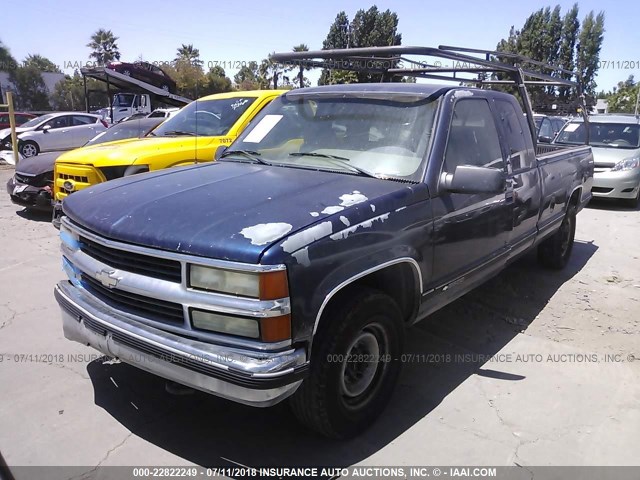 1GCGC29N3SE135107 - 1995 CHEVROLET GMT-400 C2500 BLUE photo 2