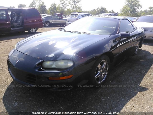 2G1FP22GX22106588 - 2002 CHEVROLET CAMARO Z28 BLACK photo 2