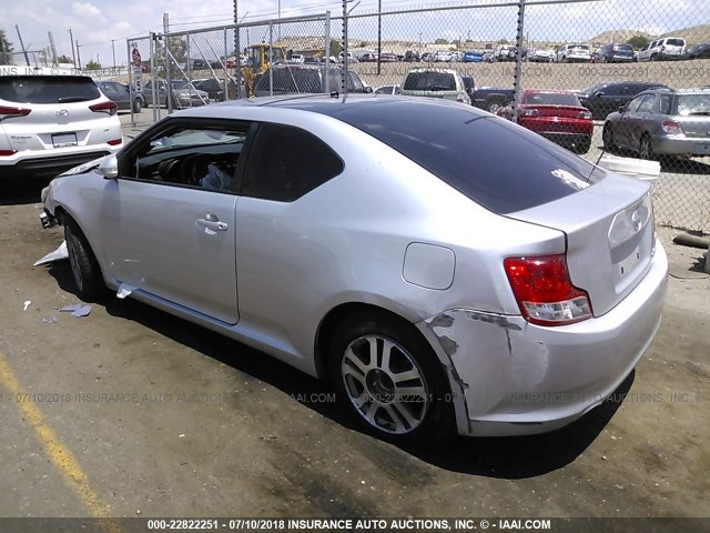 JTKJF5C76D3057826 - 2013 TOYOTA SCION TC 银色 照片 3