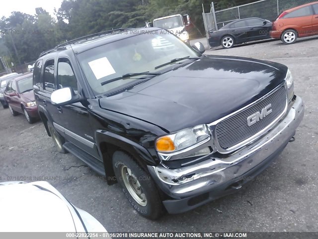 1GKEC13T1YJ154641 - 2000 GMC YUKON BLACK photo 1