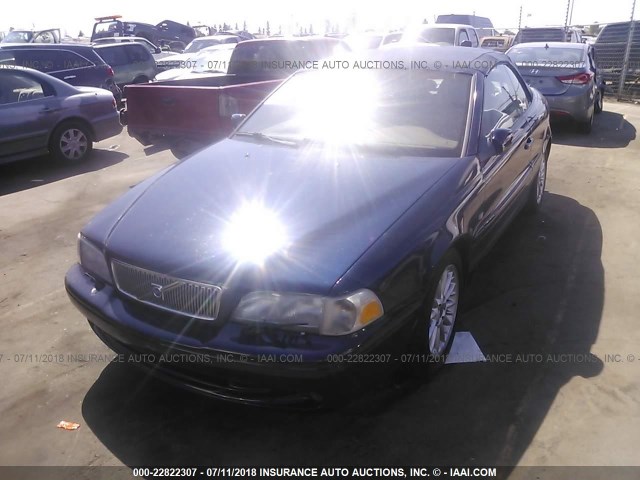 YV1NC56DXXJ001417 - 1999 VOLVO C70 TURBO Dark Blue photo 2