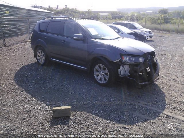 JA4AT3AW8AZ016440 - 2010 MITSUBISHI OUTLANDER SE GRAY photo 1