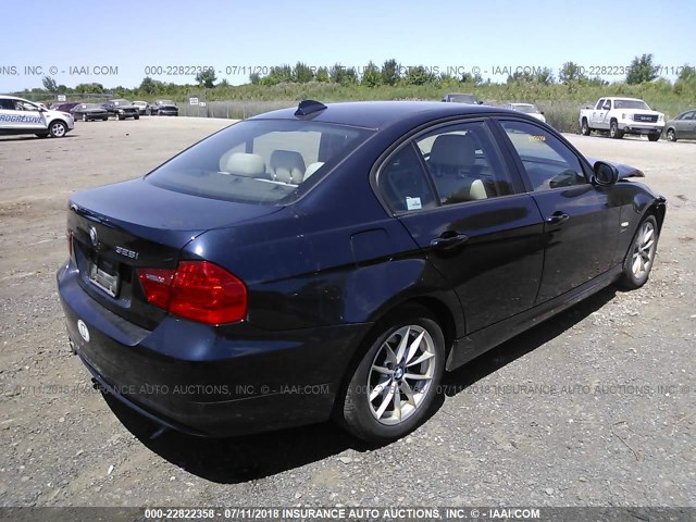 WBAPK5C57AA650398 - 2010 BMW 328 XI SULEV BLACK photo 4