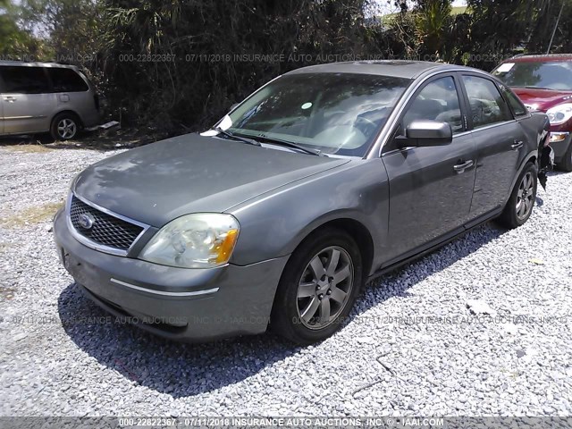 1FAHP24166G174142 - 2006 FORD FIVE HUNDRED SEL GRAY photo 2