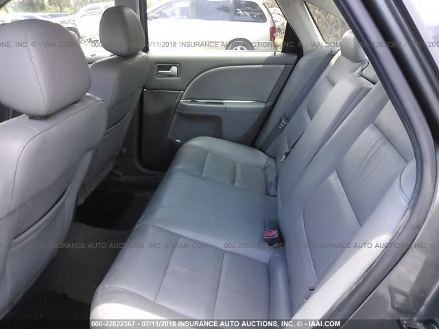 1FAHP24166G174142 - 2006 FORD FIVE HUNDRED SEL GRAY photo 8