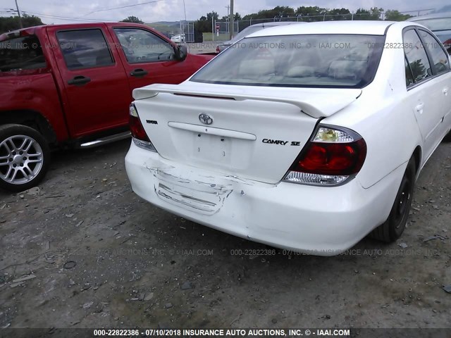 4T1BE32K15U536090 - 2005 TOYOTA CAMRY LE/XLE/SE Ağ foto 6