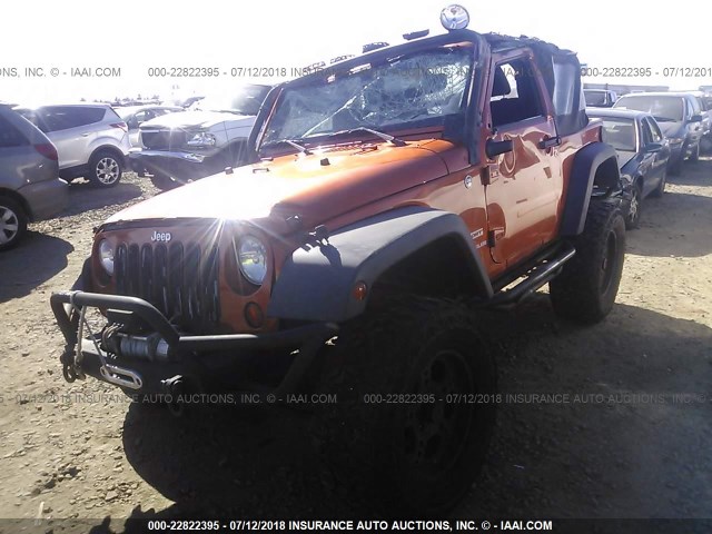 1J4AA2D15BL606597 - 2011 JEEP WRANGLER SPORT Narıncı foto 2
