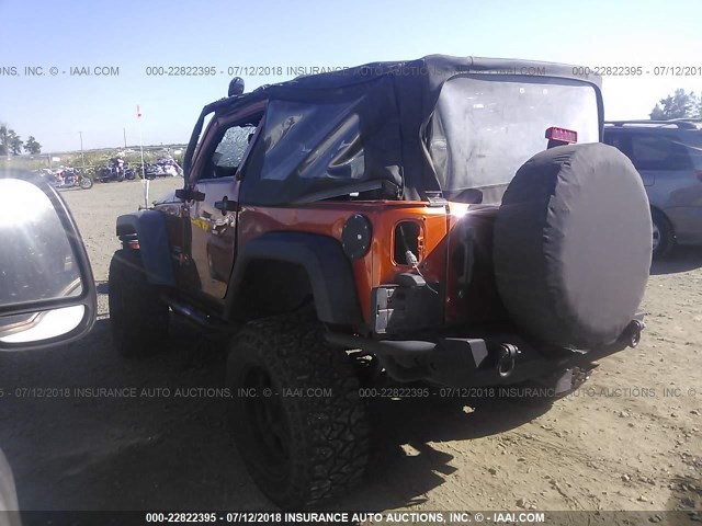 1J4AA2D15BL606597 - 2011 JEEP WRANGLER SPORT Narıncı foto 3