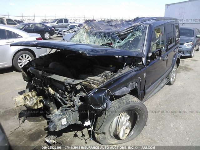 1J8HG48N56C161997 - 2006 JEEP COMMANDER BLACK photo 6