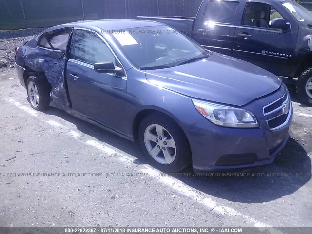 1G11B5SA4DF349515 - 2013 CHEVROLET MALIBU LS BLUE photo 1