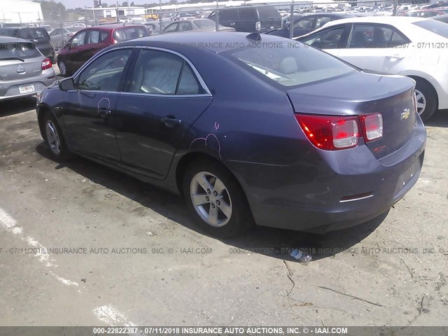 1G11B5SA4DF349515 - 2013 CHEVROLET MALIBU LS BLUE photo 3