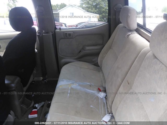 5TEGN92N74Z358487 - 2004 TOYOTA TACOMA DOUBLE CAB PRERUNNER BLUE photo 8