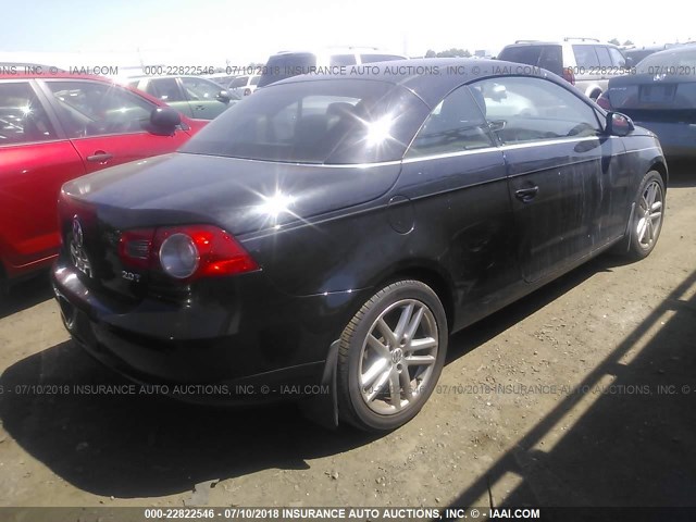 WVWFA71F88V020093 - 2008 VOLKSWAGEN EOS LUX 黑色 照片 4