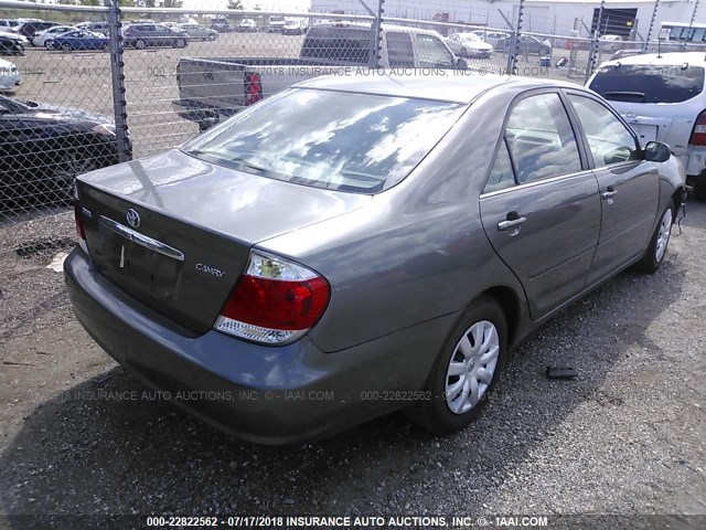 4T1BE32KX5U632753 - 2005 TOYOTA CAMRY LE/XLE/SE 银色 照片 4