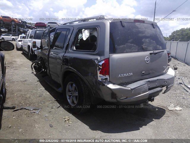 5N1AA08C19N602370 - 2009 NISSAN ARMADA SE/LE GRAY photo 3