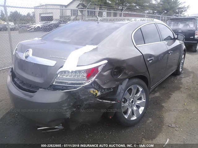 1G4GE5ED2BF114439 - 2011 BUICK LACROSSE CXS GOLD photo 4
