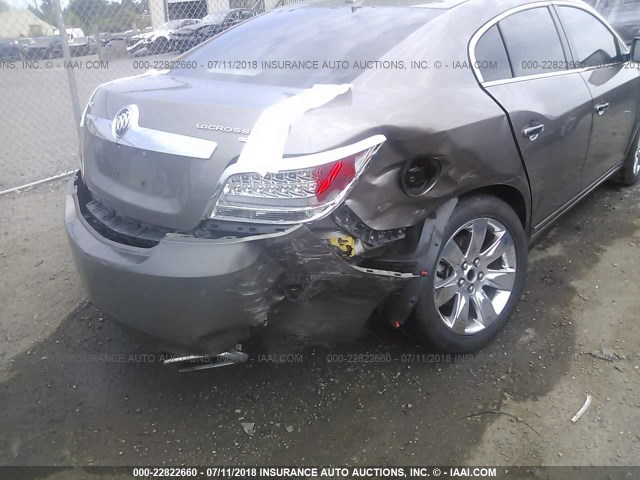 1G4GE5ED2BF114439 - 2011 BUICK LACROSSE CXS GOLD photo 6