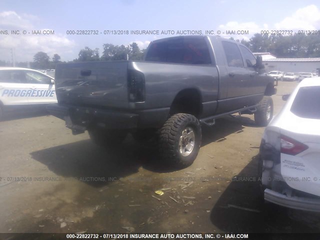 3D7KS19D36G206258 - 2006 DODGE RAM 1500 GRAY photo 4