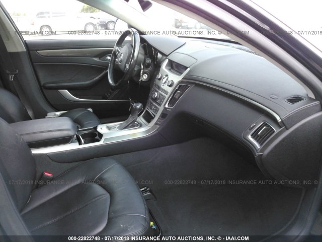 1G6DF577180140380 - 2008 CADILLAC CTS BLACK photo 5