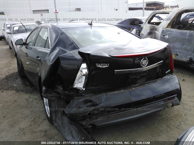 1G6DF577180140380 - 2008 CADILLAC CTS BLACK photo 6