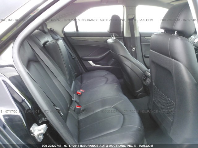 1G6DF577180140380 - 2008 CADILLAC CTS BLACK photo 8