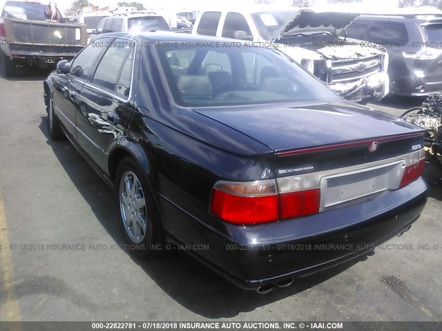 1G6KY54993U211107 - 2003 CADILLAC SEVILLE STS BLACK photo 3