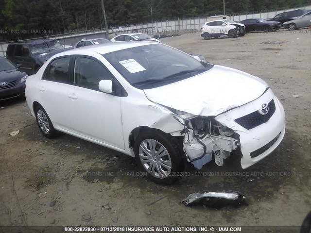 JTDBL40E49J049079 - 2009 TOYOTA COROLLA LE/XLE WHITE photo 1