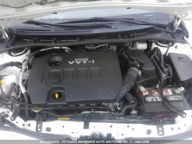 JTDBL40E49J049079 - 2009 TOYOTA COROLLA LE/XLE WHITE photo 10