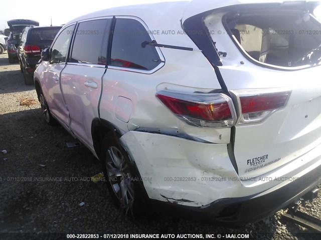 5TDBKRFH2FS195576 - 2015 TOYOTA HIGHLANDER LE/LE PLUS WHITE photo 3