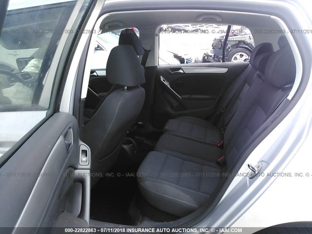 WVWDB7AJ2BW258628 - 2011 VOLKSWAGEN GOLF 银色 照片 8