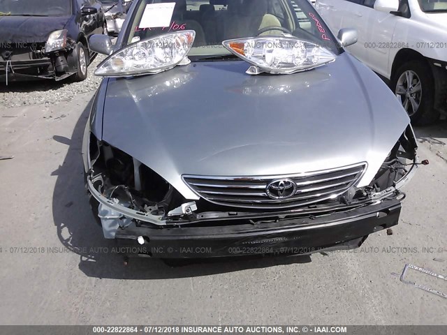 4T1BF30K15U614898 - 2005 TOYOTA CAMRY LE/XLE/SE 青色 照片 6