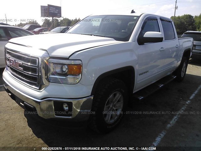 3GTP1UEH0EG444399 - 2014 GMC SIERRA C1500 SLE WHITE photo 2