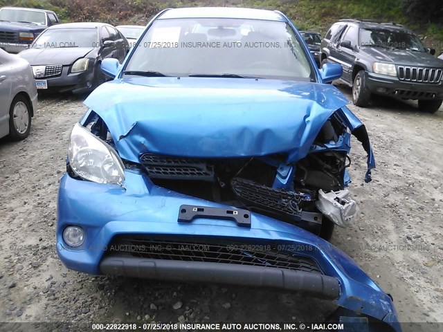 2T1KR32E37C640034 - 2007 TOYOTA COROLLA MATRIX XR BLUE photo 6