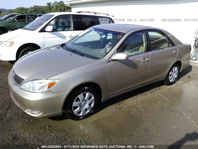 4T1BE32K92U634098 - 2002 TOYOTA CAMRY LE/XLE/SE 棕色 照片 2