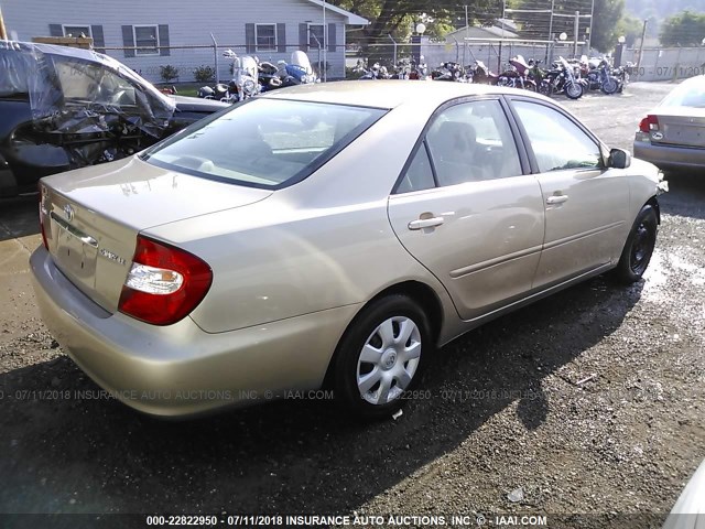 4T1BE32K92U634098 - 2002 TOYOTA CAMRY LE/XLE/SE 棕色 照片 4
