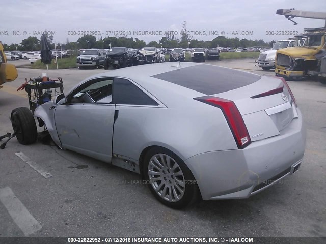 1G6DM1ED4B0119764 - 2011 CADILLAC CTS PERFORMANCE COLLECTION Серебристый фото 3
